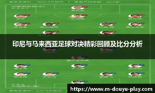印尼与马来西亚足球对决精彩回顾及比分分析