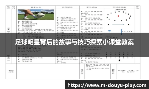足球明星背后的故事与技巧探索小课堂教案